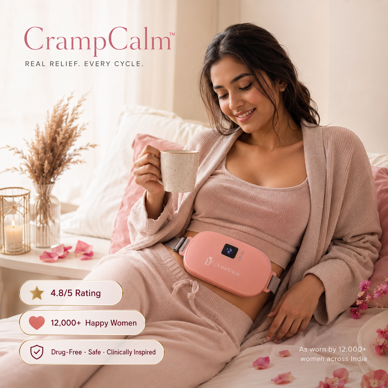 CrampCalm™ Period Pain Relief Belt